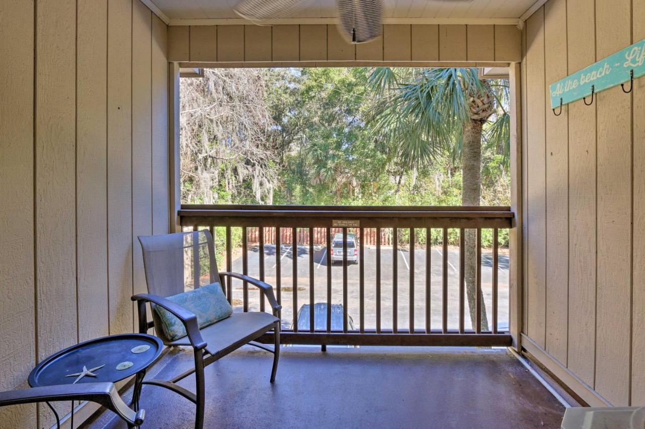 Hilton Head Condo With Covered Balcony And Pool Access هيلتون رئيس جزيرة المظهر الخارجي الصورة